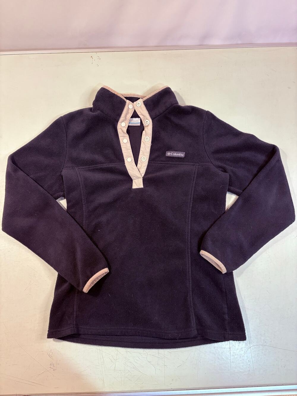 Columbia Three Lakes Half Snap Fleece Pullover Sweater Women's Size Medium